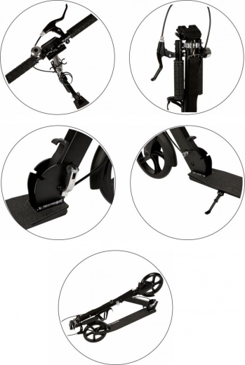 Doppio sistema frenante e telaio pieghevole