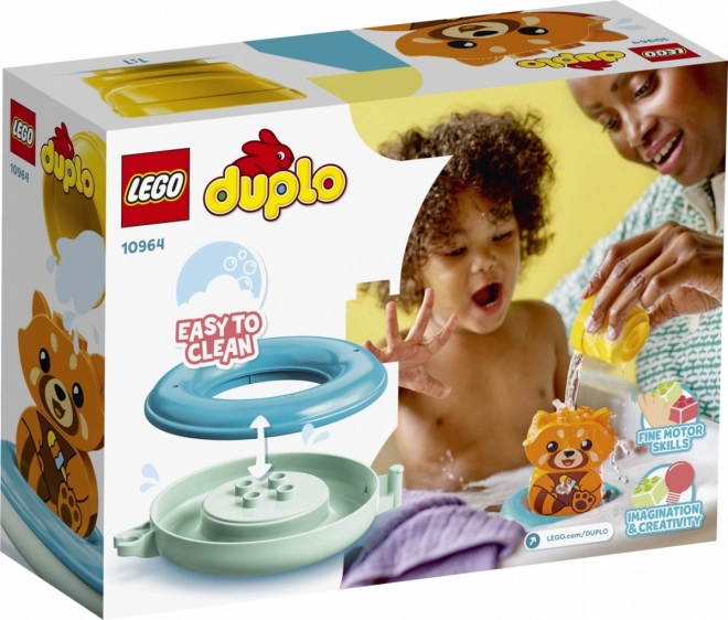 Lego Duplo Divertimento da Bagno Panda Rosso Galleggiante