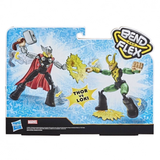 Hasbro Bend And Flex Thor e Loki Marvel