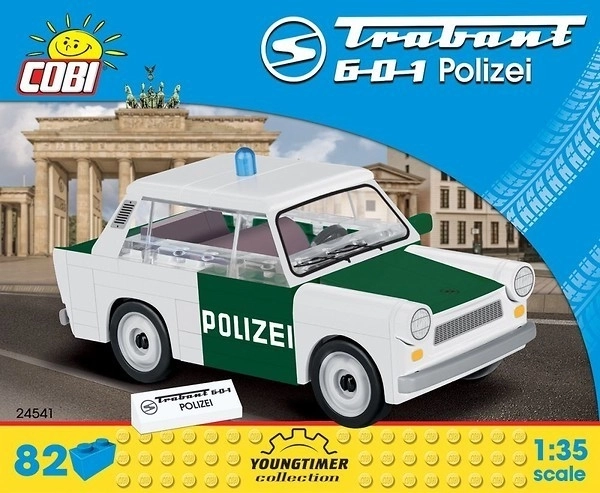 Modello della polizia Trabant 601 in scala 1:35