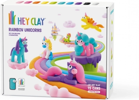Hey Clay Set di Unicorni