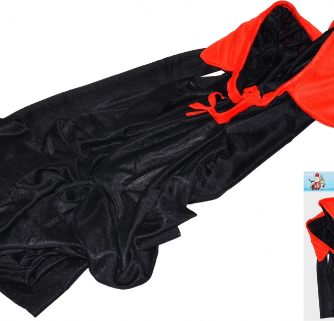 Mantello di Carnevale Vampiro/Diavolo/Mago 1,4m