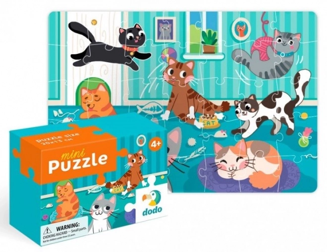 Puzzle DODO Gatti Pazzi 35 Pezzi