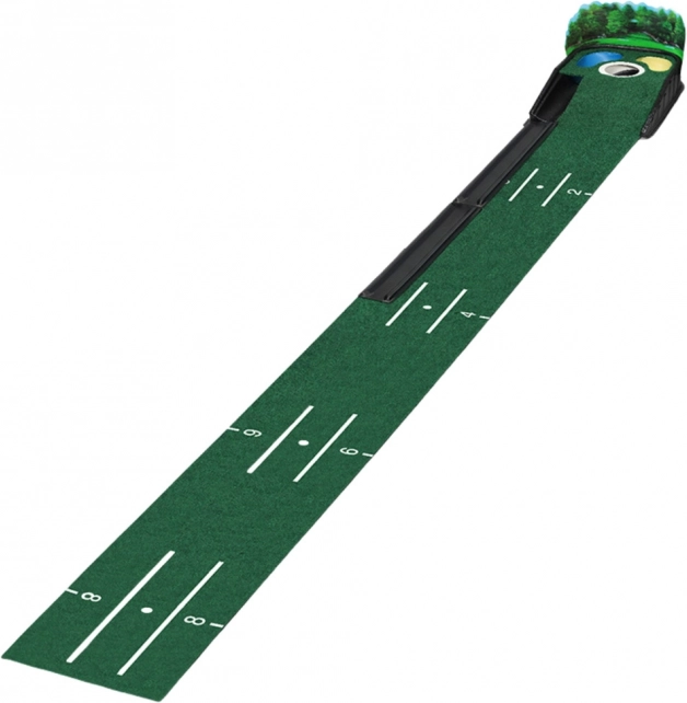 Tappetino da allenamento per golf con feltro, 3 buche, 175cm