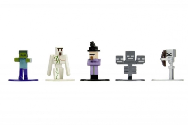 Set di nanofigurine da collezione MINECRAFT in metallo, serie 12