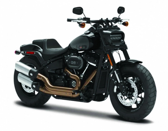 Modello in metallo HD 2022 Fat Bob 114 1/18 nero