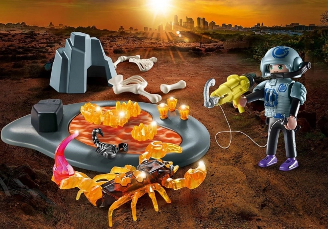 Set iniziale Battaglia con lo Scorpione di Fuoco PLAYMOBIL Dino Rise