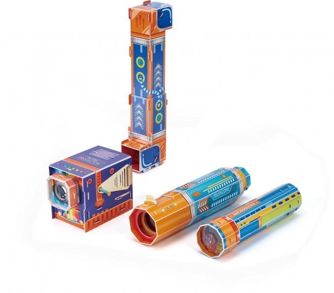 Puzzle 3D con colori e luci