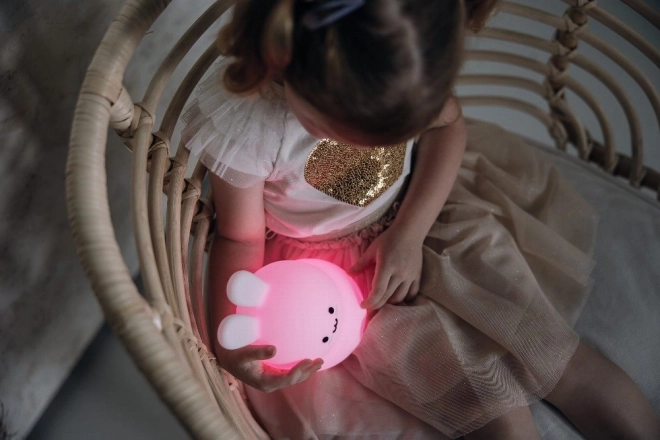 Lampada da notte in silicone a forma di gufo