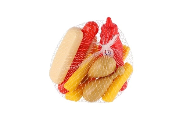 Set di alimenti in plastica in rete