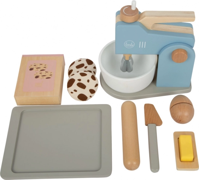 Robot da cucina in legno con accessori Tasty