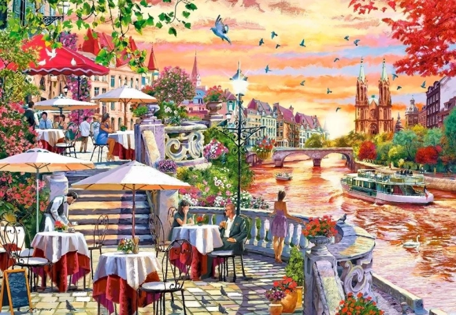 Puzzle Castorland Tramonto Romantico 1000 Pezzi