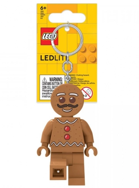 Portachiavi con torcia LEGO Omino di Marzapane
