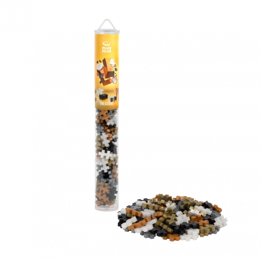 Plus-Plus Tesoro – set creativo 100 pz in tubo