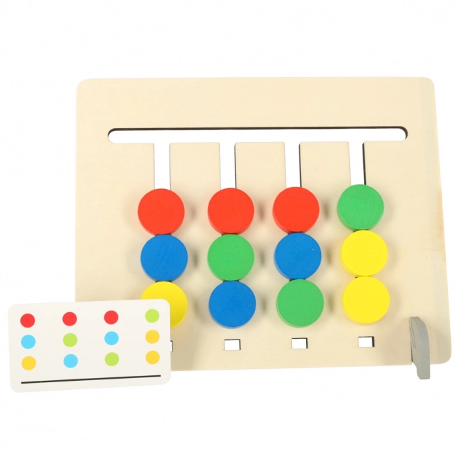 Gioco educativo in legno Colori e Frutta Montessori