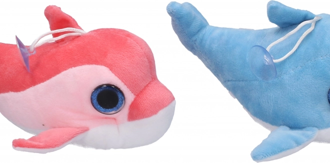 Delfino di peluche dall'aspetto realistico 26 cm