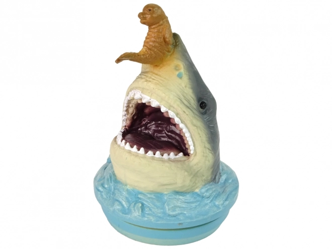 Set figurine animali marini squali in tubo