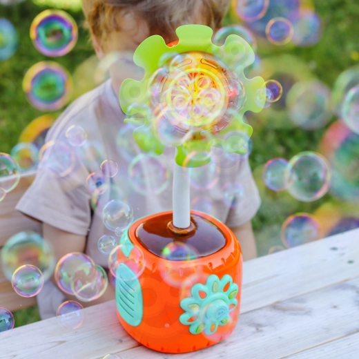 Spettacolo di bolle automatico con un solo tocco