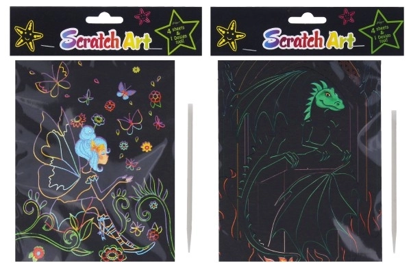 Immagini da graffiare - set creativo per bambini