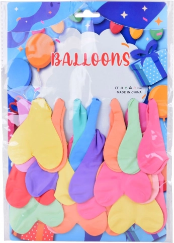 Set di palloncini a forma di cuore 24 pezzi