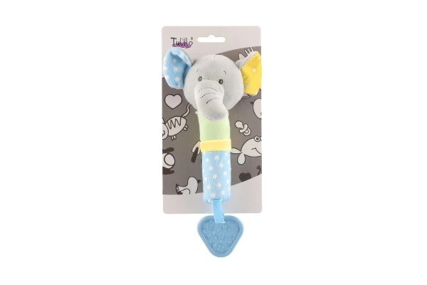 Sonaglio e massaggiagengive elefante peluche 23 cm