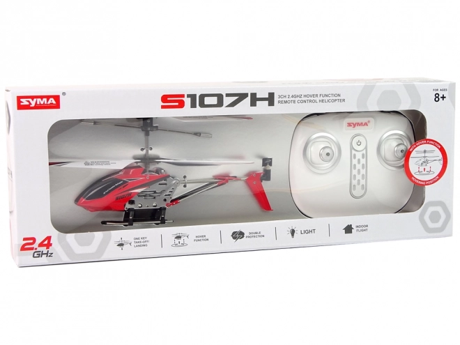 Elicottero telecomandato rosso SYMA S107H