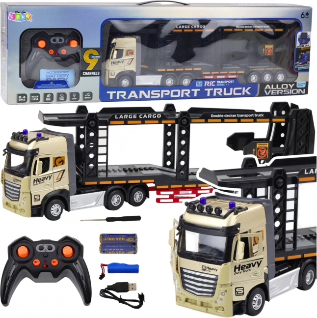Camion da Corsa con Rimorchio Merci Radiocomandato – Luci e Suoni