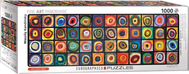 Puzzle panoramico Colori Quadrati 1000 pezzi