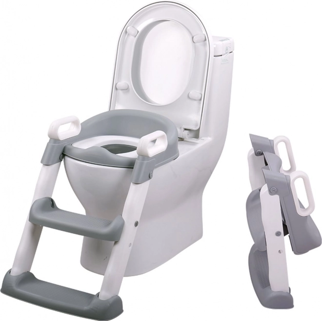 Copriwater con scala per bambini Skippy Grigio