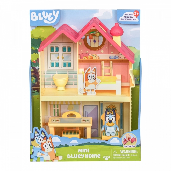 Set figurine mini casa della famiglia Bluey