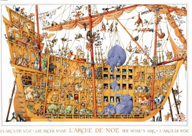 Puzzle Arca di Noè 2000 Pezzi di HEYE