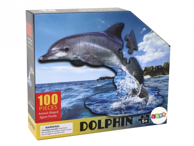 Puzzle delfino mondo sottomarino 100 pezzi