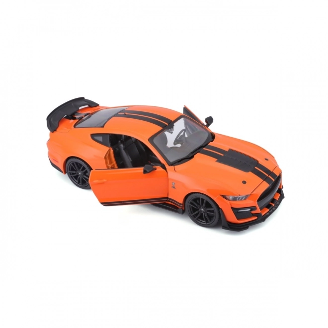 Modello in scala Mustang Shelby GT500 2020 arancione 1:24