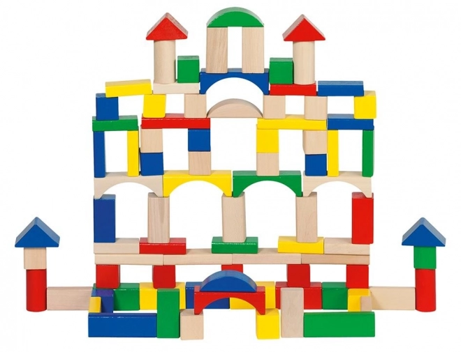 Blocchi di legno nel secchio 100 pz