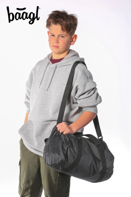Set Baagl: Zaino, Astuccio e Borsa Sportiva Nera