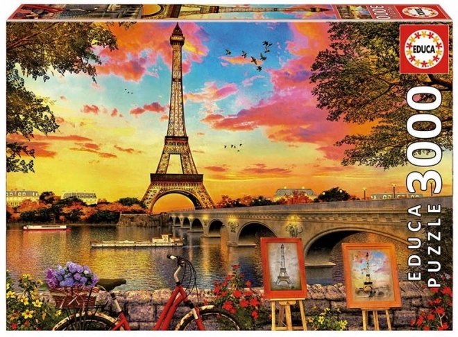 Puzzle Tramonto a Parigi 3000 Pezzi