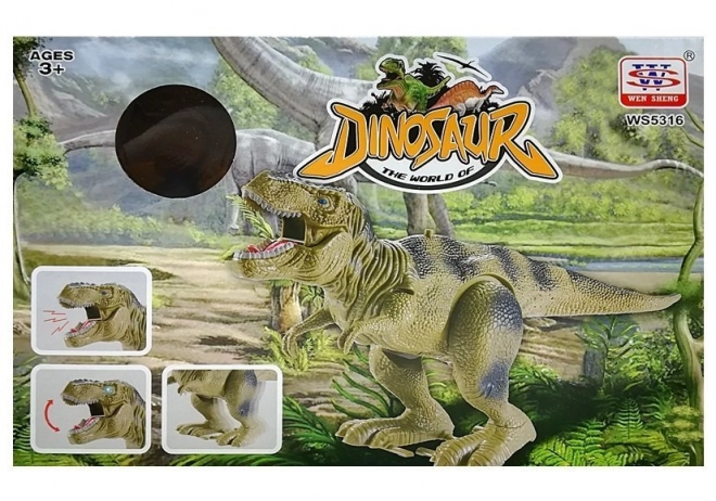 Dinosauro Tirannosauro Rex a Batteria Marrone