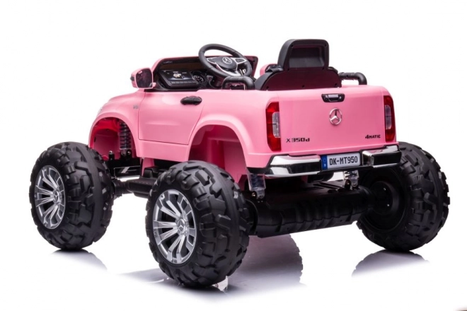 Auto elettrica per bambini Mercedes DK-MT950 4x4 rosa chiaro