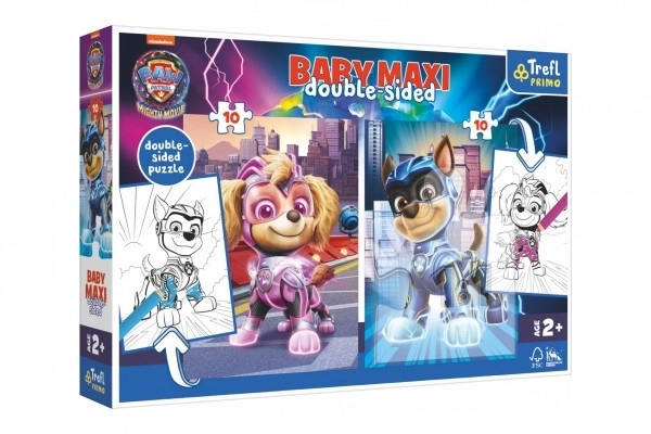 Puzzle Doppio Paw Patrol: Cuccioli Eroi Baby Maxi 2x10 Pezzi