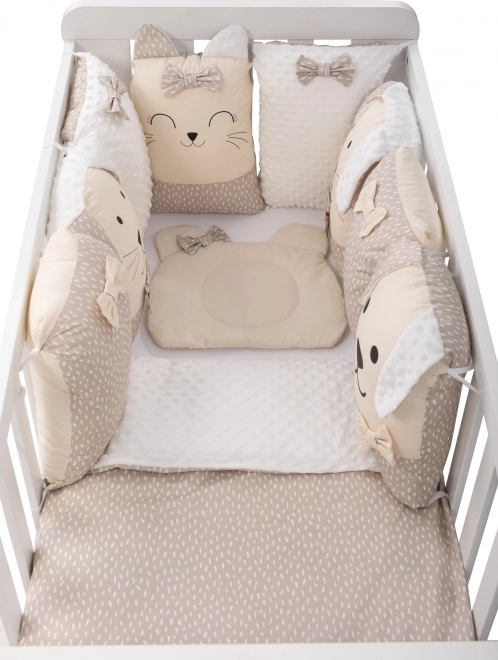 Bubaba set da letto per bebè Sleep Guardian 12 pezzi beige