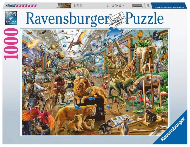 Puzzle Ravensburger Caos nella Galleria 1000 pezzi