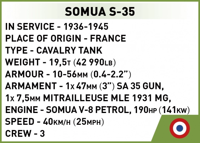 Carro Armato Somua S-35 di COBI