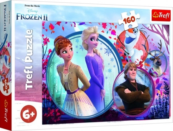 Puzzle 160 Pezzi. Frozen 2 - Avventura di Sorelle