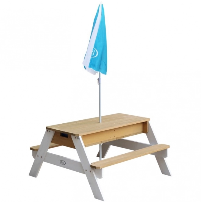 Tavolo da picnic per bambini con ombrellone AXI