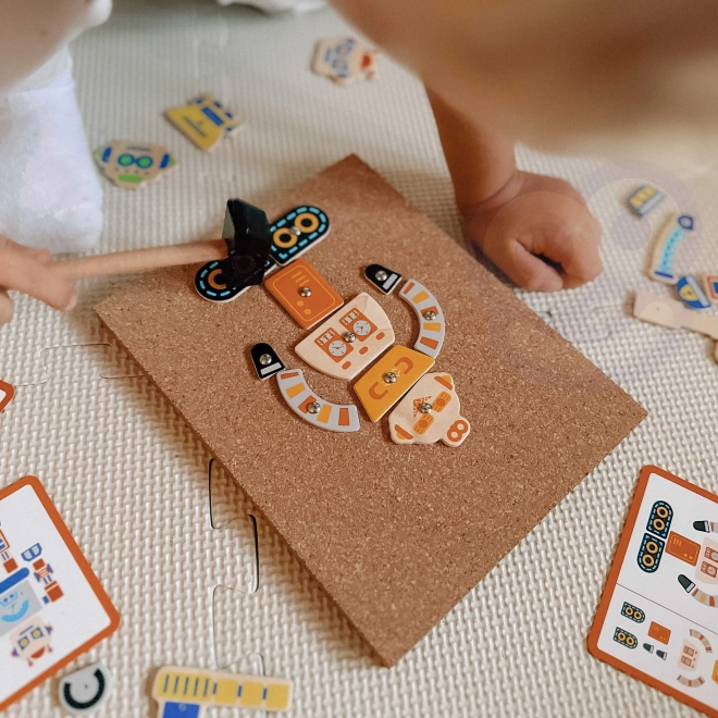 Giocattolo educativo di legno - Robot