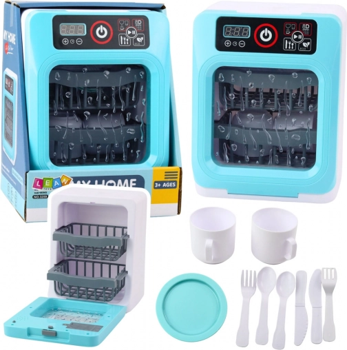 Lavastoviglie giocattolo blu per bambini
