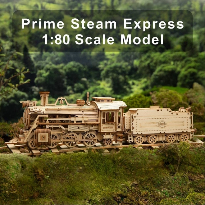 Puzzle in legno 3D Prime Steam Express - 308 pezzi