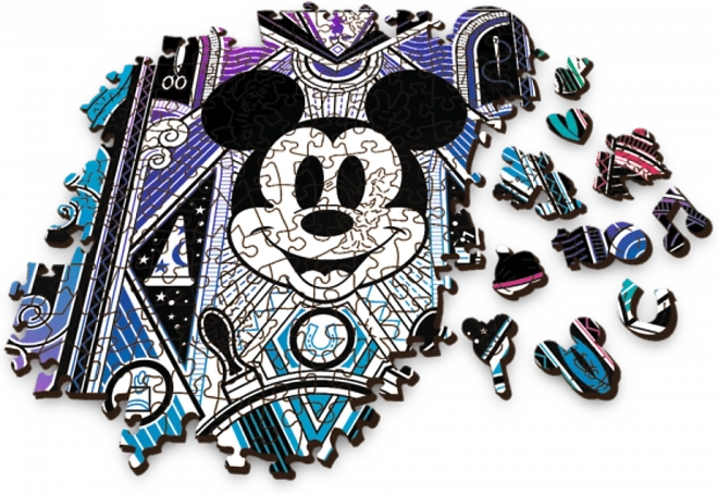 Puzzle di legno Mickey Mouse e Minnie - TREFL