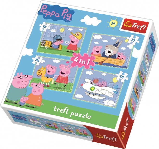 Puzzle 4 in 1 Peppa Pig