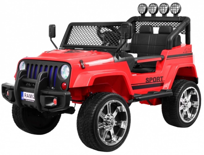 Auto fuoristrada Raptor Drifter Rosso + Telecomando + Trazione 4x4 + Spazio di archiviazione + Partenza lenta + LED MP3